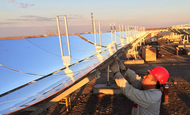 新疆昌吉太阳能供暖项目进入施工阶段